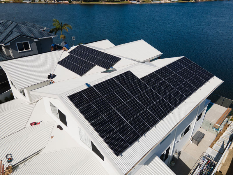 Solar Panels on Residential Roof